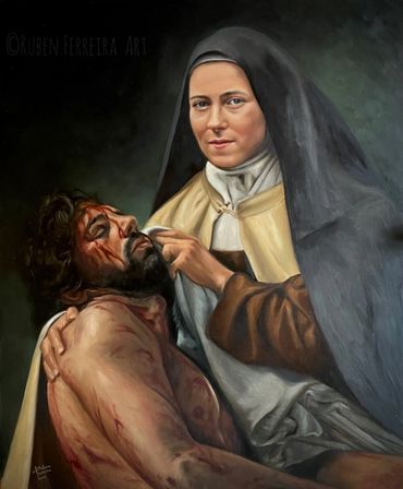 Saint Thérèse of the Child Jesus and Holy Face
oil on canvas
