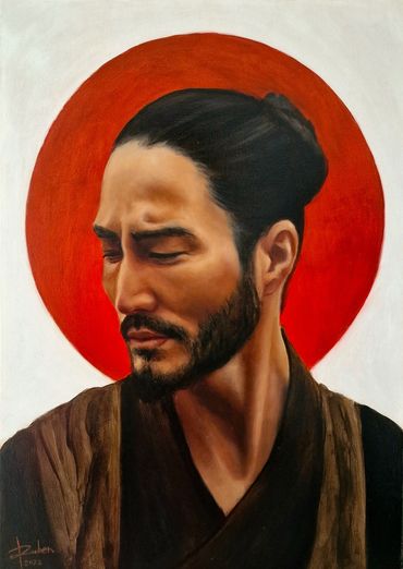 Blessed Peter Kasui Kibe SJ. Oil on canvas