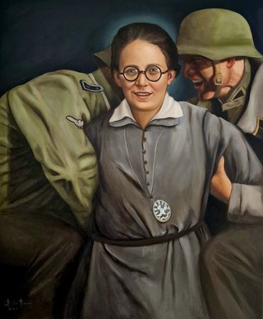 Blessed Sára Salkaházi
Oil on canvas