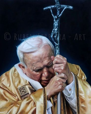 Saint John Paul II
oil on canvas