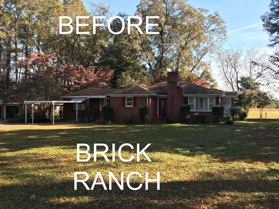 brick ranch before