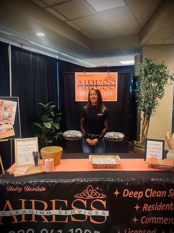 Airess Cleaning Services LLC at the Midland Home Builders show 2026