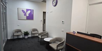Reception area at Myrtle Dental Clinic South Morang