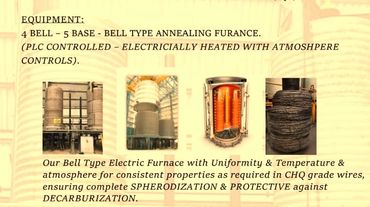 Bright steel bars,
Spheroidized annealed cold-drawn steel wire,
Phosphate coated drawn wire,
Pickled & drawn wire,