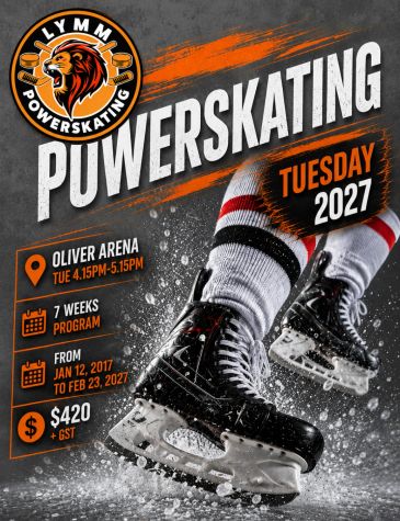 Powerskating program at Oliver Arena, Tuesdays 4:15-5:15PM.
