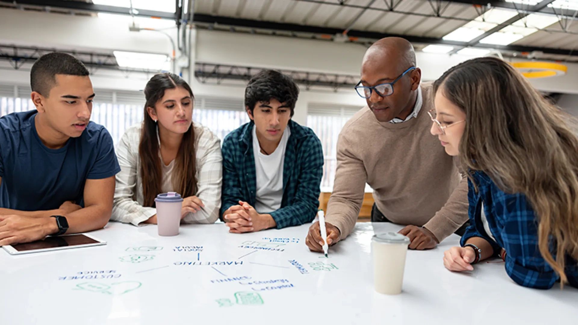 Life insurance and real estate students engaging in Jackson, TN. (Workforce development)