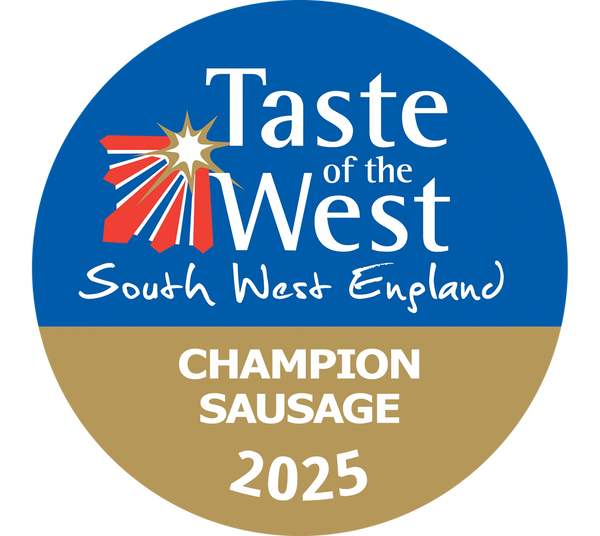 Taste of the West 2025 Champion Sausage award logo.