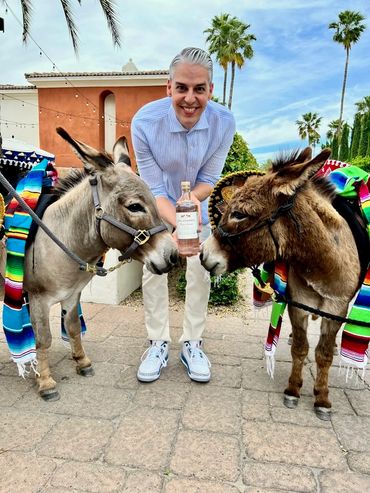 AZ Party Animals Henry Phil beer burros Dos Hombres at Scottsdale Omni Montelucia for Cinco de Mayo