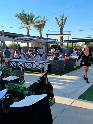 AZ Party Animals beer burros at Draft Kings Restaurant Bar for TPC Scottsdale National Men's Golf Ev