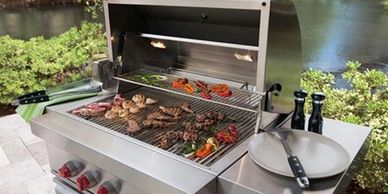 Propane delivery for a barbecue grill