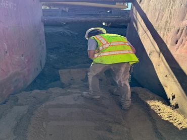 Installing storm sewer.