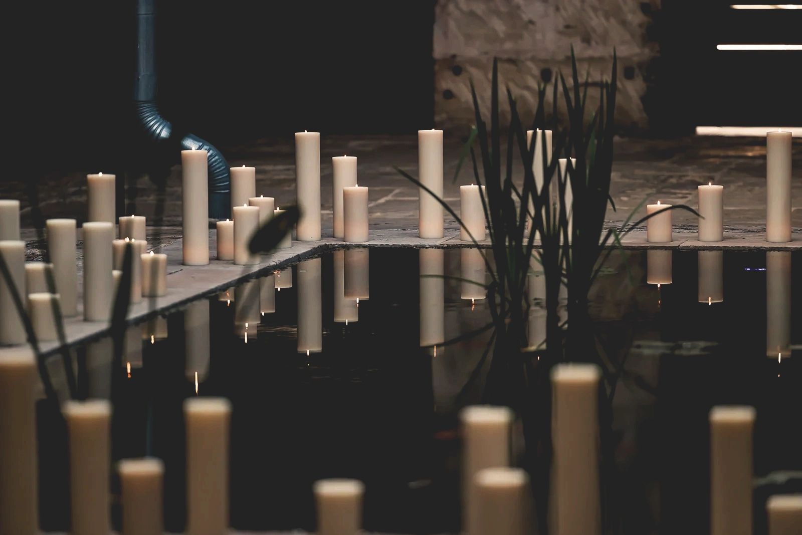 Perfect Pillars reusable pillar candles styled for weddings, events, and elevated tablescapes
