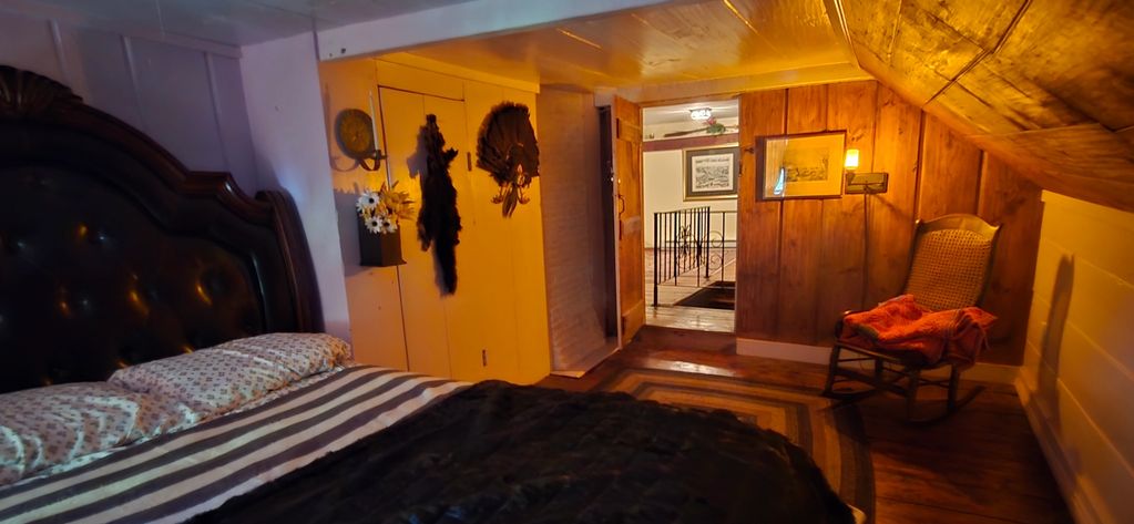 Hunter suite guest room one of two original inn rooms cir 1717