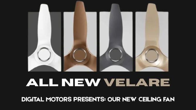 velare
bldc ceiling fan velare
velare bldc fan
digital motors velare