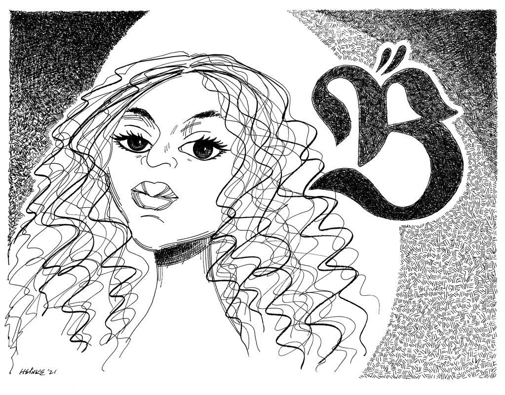 Beyoncé illustration