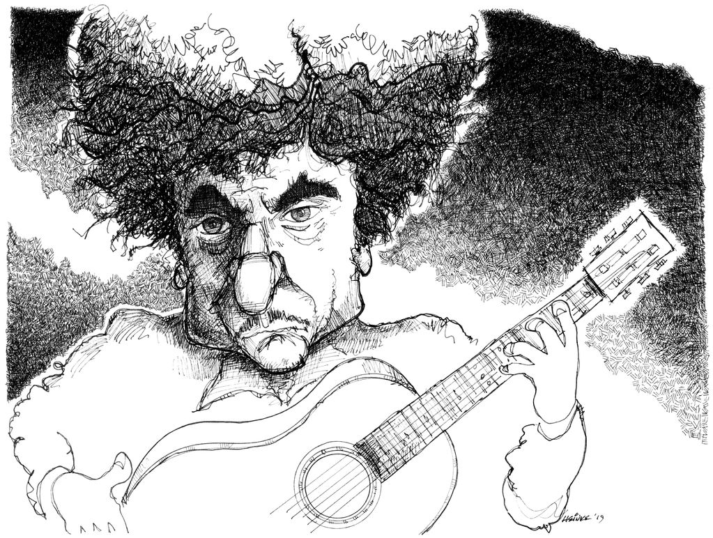 Bob Dylan illustration