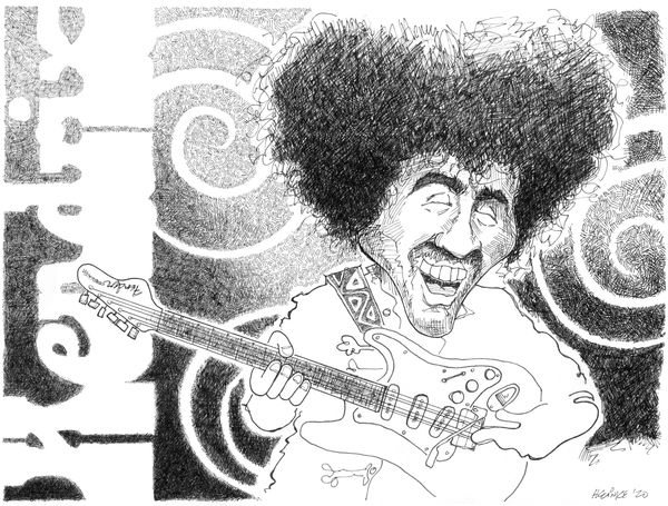 Jimi Hendrix artwork