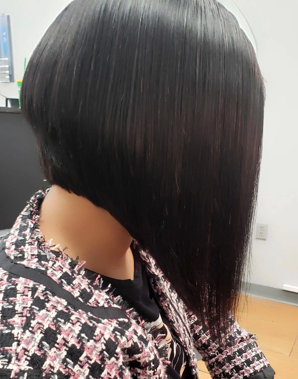 QUICK WEAVE BOB haircut