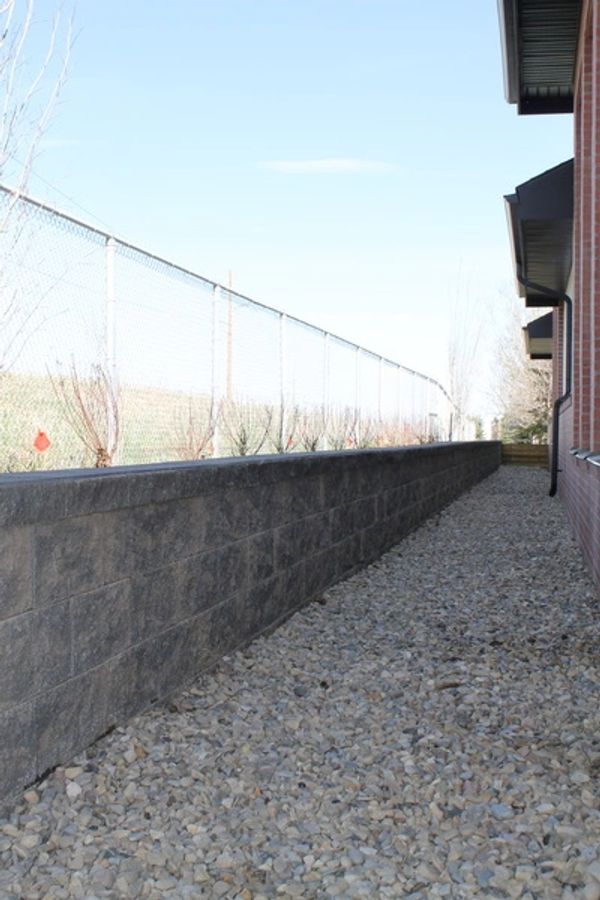 Allen Block Retaining Wall Completed