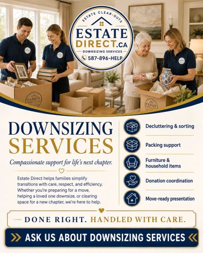 Compassionate downsizing help for seniors and families across Calgary and area. We sort, remove, and