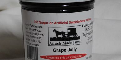Homemade jam and Grape jelly. Sign up with your email to receive 10% off on your first purchase.