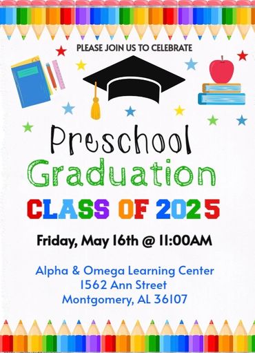 🌟 Alpha and Omega Learning Center - First Kindergarten Graduation 🎓✨
