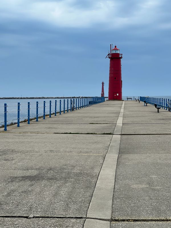 Muskegon South pier Lighthouse