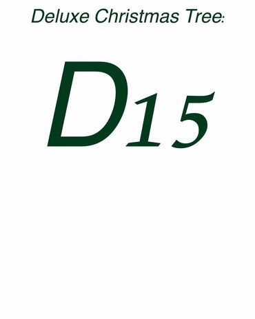 Title card - Deluxe Christmas Tree 15.