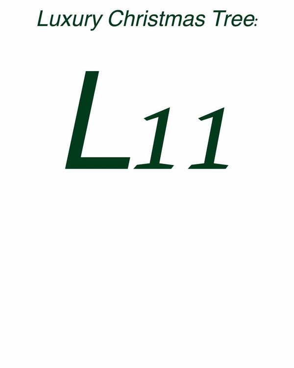 Title card - luxury Christmas Tree 11.