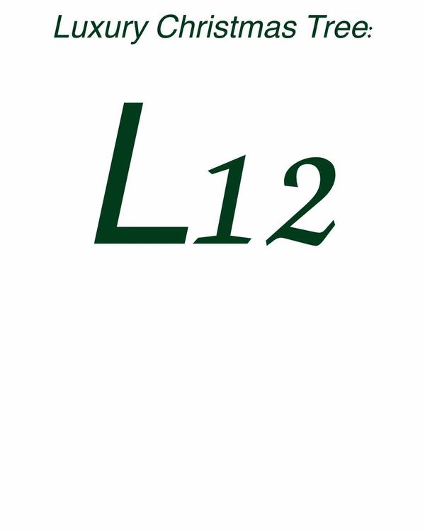 Title card - luxury Christmas Tree 12.