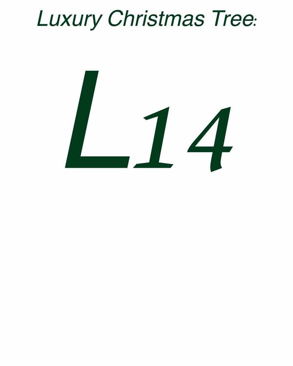 Title card - luxury Christmas Tree 14.