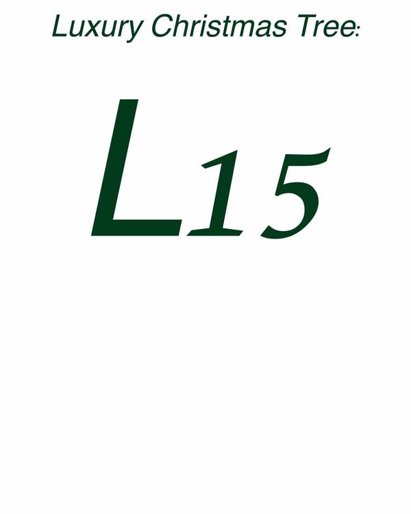 Title card - luxury Christmas Tree 15.
