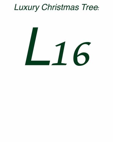 Title card - luxury Christmas Tree 16.