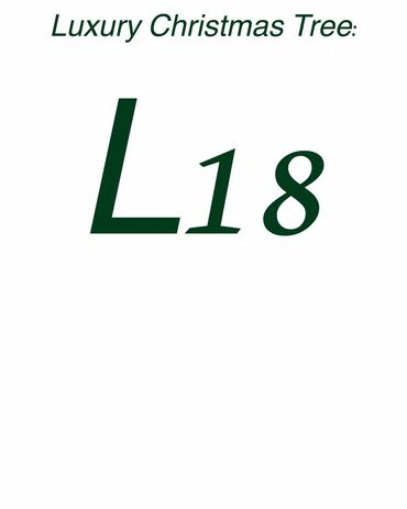 Title card - luxury Christmas Tree 18.