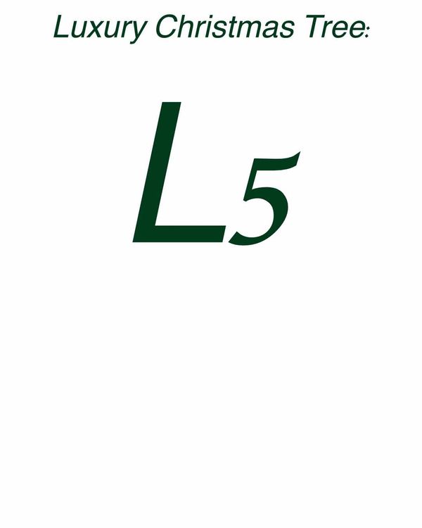 Title card - luxury Christmas Tree 5.