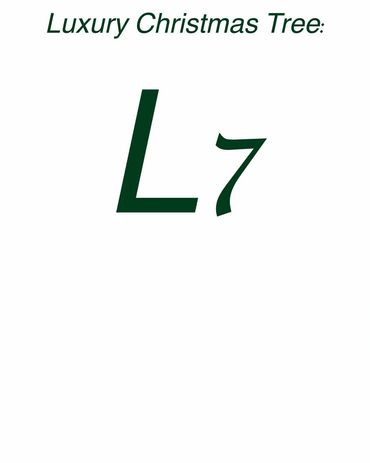 Title card - luxury Christmas Tree 7.