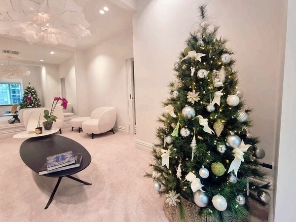 Luxury Christmas tree at Hatfield jewellers in Parnell, Auckland.