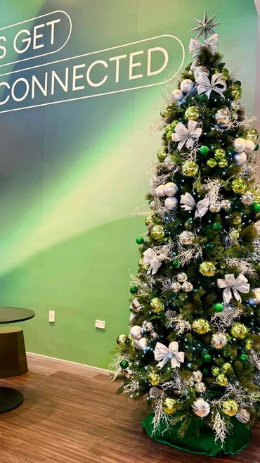 Custom themed Christmas tree at large retail store in NZ.