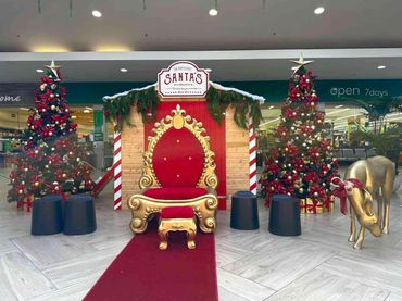 Santa grotto at Coast Plaza shopping mall. Collaboration with Cavalry.