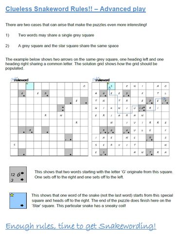 Advanced Rules - 1 minute to learn!