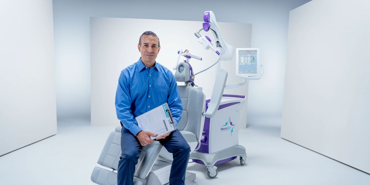 Image of Neurostar TMS Depression Treatment Device