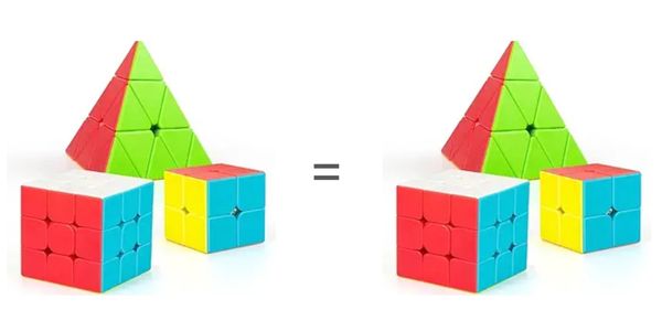 OutPuzzles - 2x2, 3x3, and Pyraminx, one purchased equals one donated