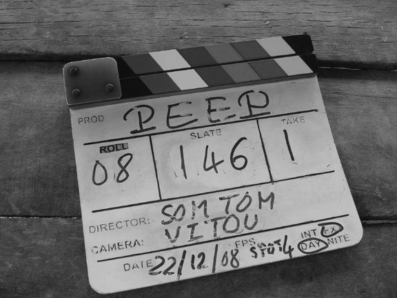 Film sticks.