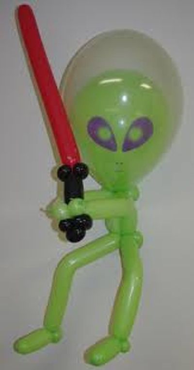 balloon alien by Steve Nixon