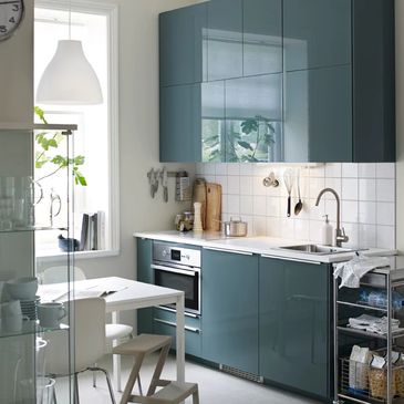 we hang kitchen cabinets