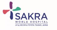 Logo of Sakra World Hospital, a JV by SECOM and Toyota Tsusho, Japan.