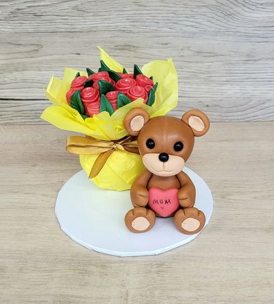 Bear and Bouquet