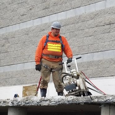 concrete demolition work, concrete removal