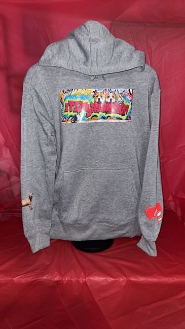 Size large Heather Gray