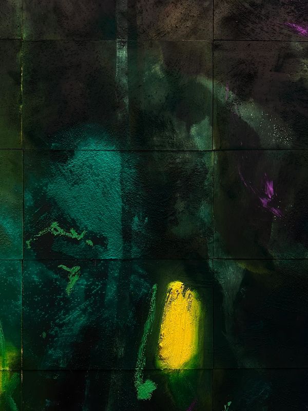 Untitled, 2024. Detail modular painting. Courtesy of the artist.
